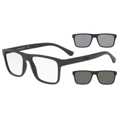 Armação Clip-On Emporio Armani EA4115 58011W54